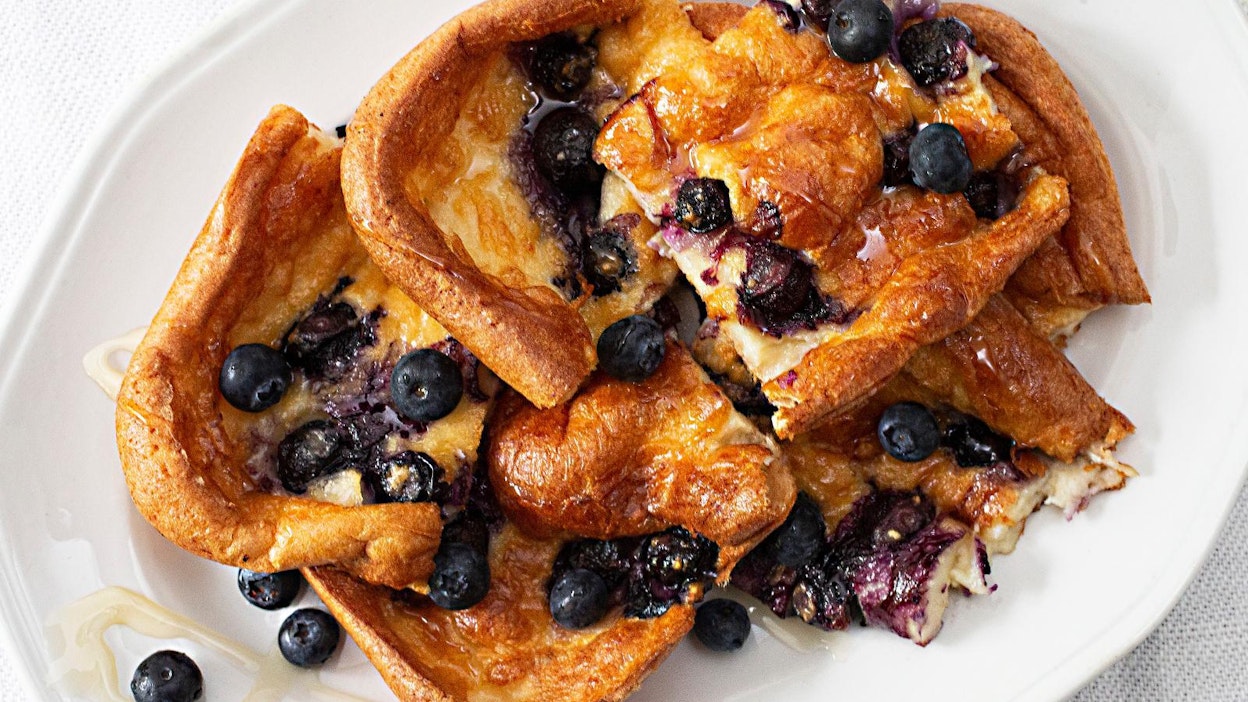 Kesäpannaristakin saa suun mustikan siniseksi.