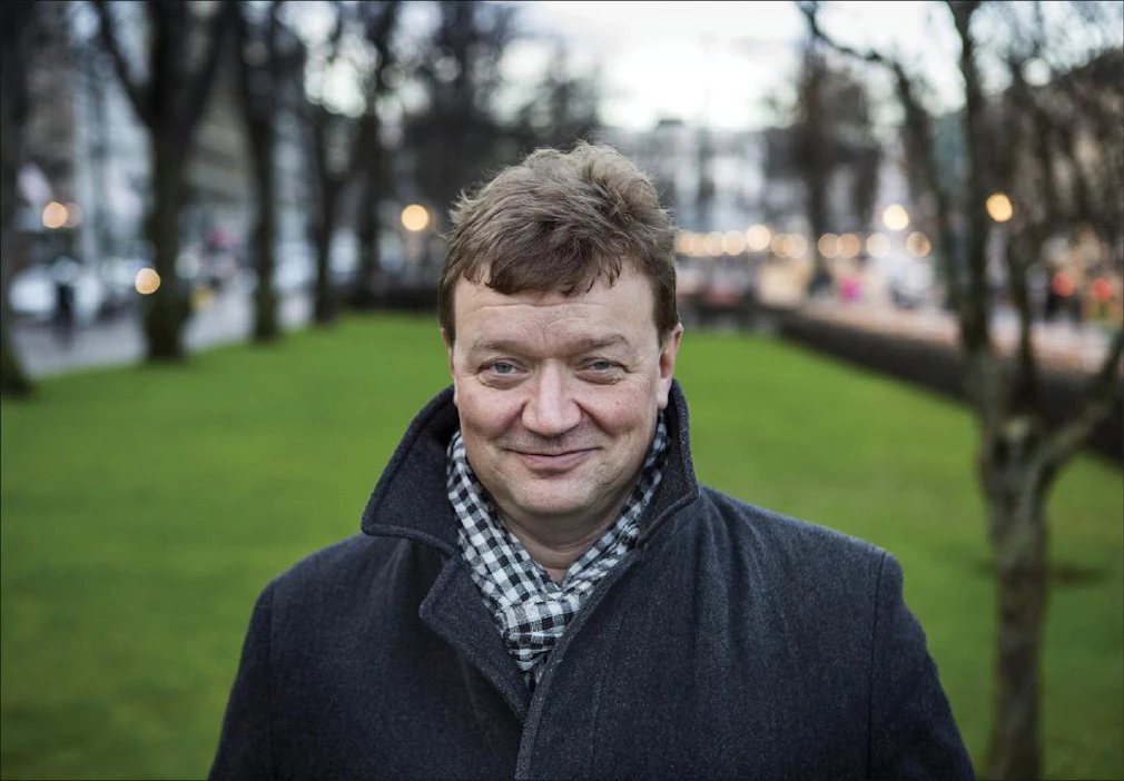 Huittisista Helsingin keskustaan kulkeutunut Jouni Kemppainen pitää tärkeänä, että maaseudulle syntyy lisää yrityksiä. Kari Salonen