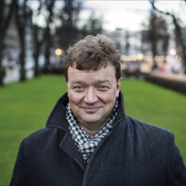 Huittisista Helsingin keskustaan kulkeutunut Jouni Kemppainen pitää tärkeänä, että maaseudulle syntyy lisää yrityksiä. Kari Salonen