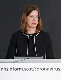 Catherine Calderwood ei noudattanut omia ohjeitaan kotona pysymisestä. LEHTIKUVA/AFP