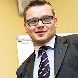 Kansalaispuolueen puheenjohtaja Sami Kilpeläinen.
