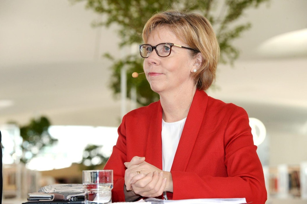 Anna-Maja Henrikssonille ei ilmaantunut vastaehdokkaita. Lehtikuva / Mikko Stig