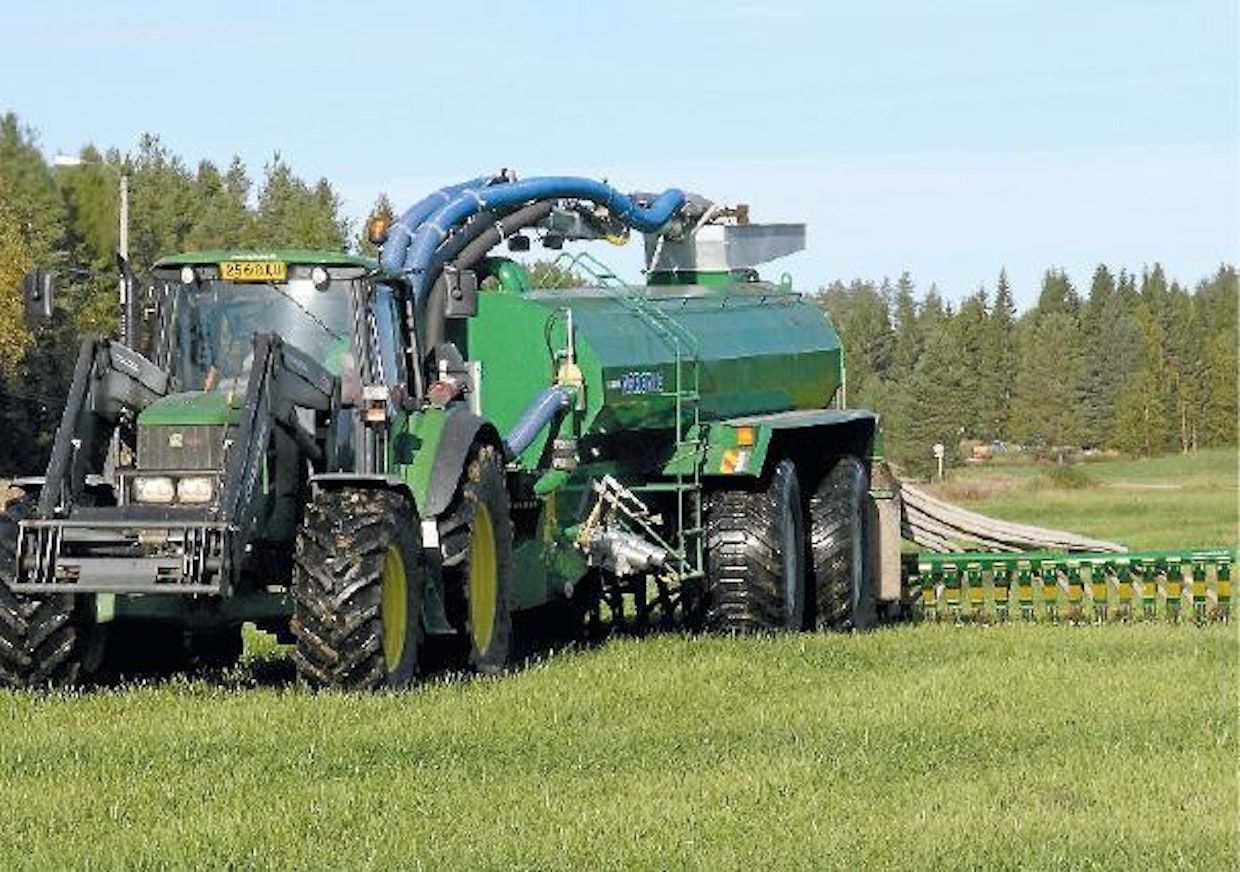 Lietteenlevitysvaunuista jo 70 % myydään koneurakoitsijoille.