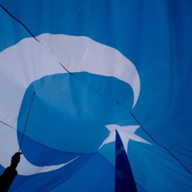 Kiina on saanut uiguurien kohtelusta kovaa kansainvälistä arvostelua. LEHTIKUVA/AFP
