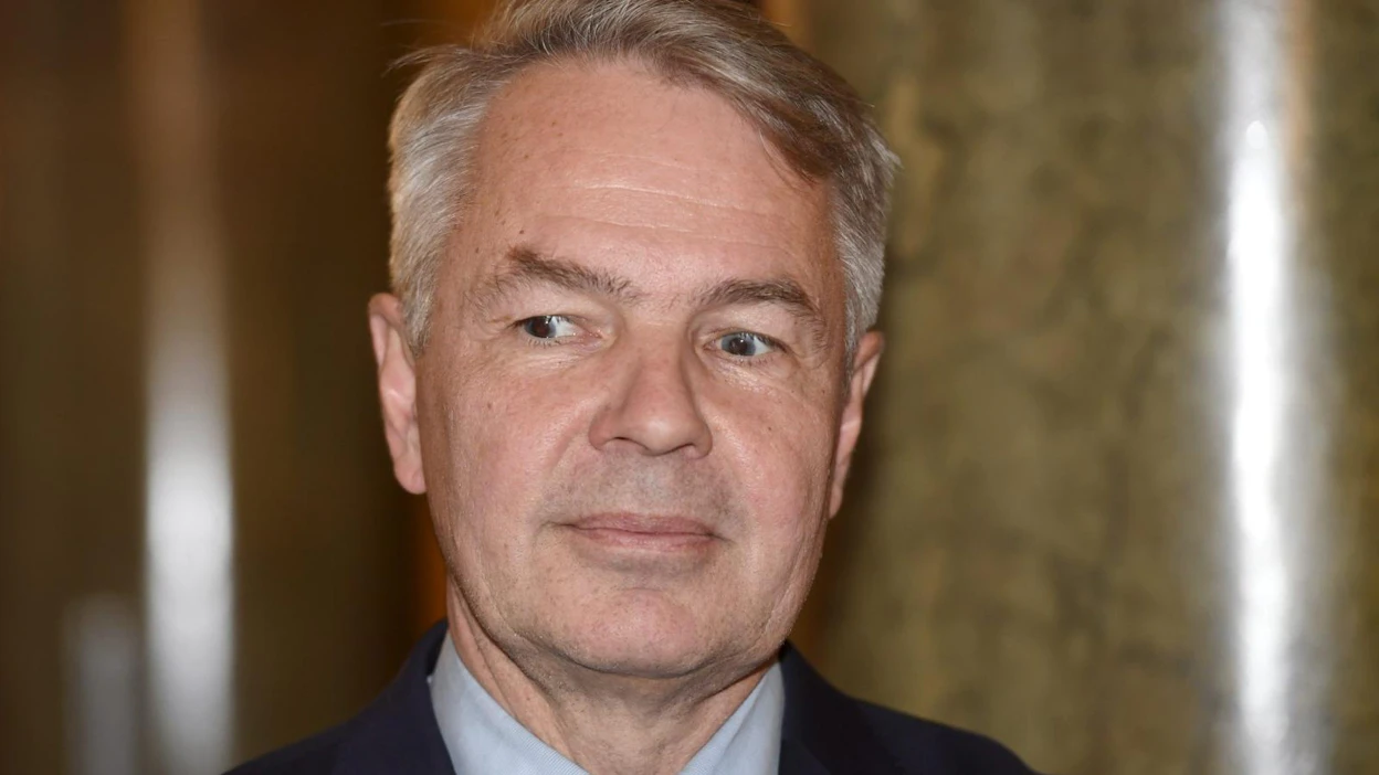 Haavisto kiisti painostuksen Ilta-Sanomille eikä halunnut kommentoida Tuomisen syrjäyttämiseen eikä al-Holin leirin kotiuttamiskysymyksiin liittyviä yksityiskohtia. LEHTIKUVA / HEIKKI SAUKKOMAA