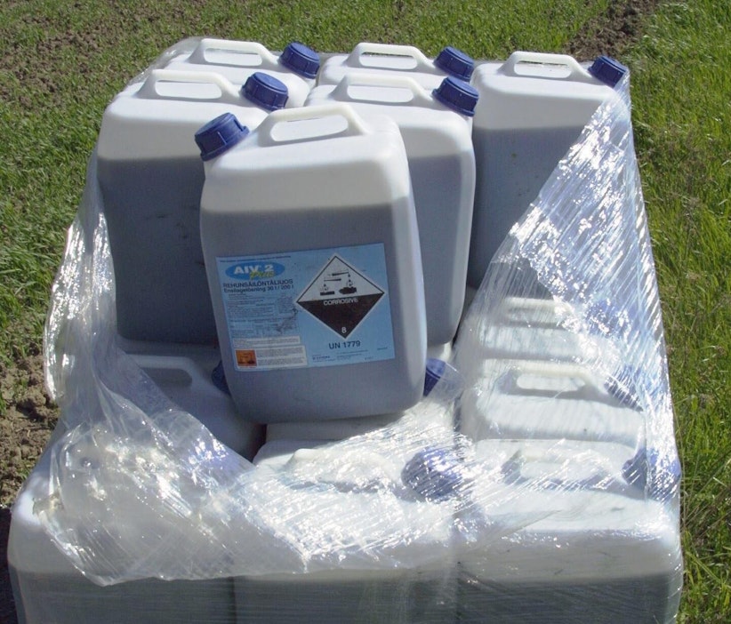 AIV-liuosastioita kerätään lokakuussa.