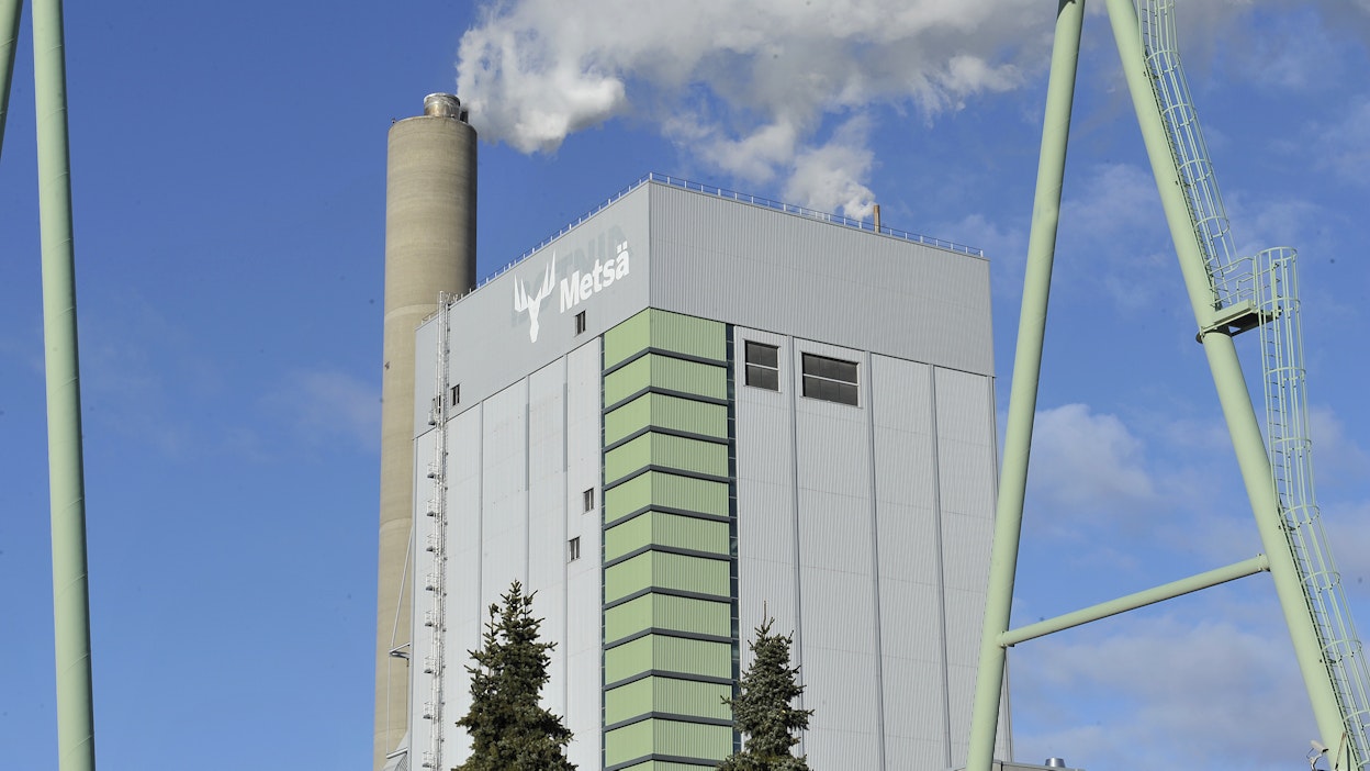 Metsä Fibre oy:n Rauman sellutehdas.