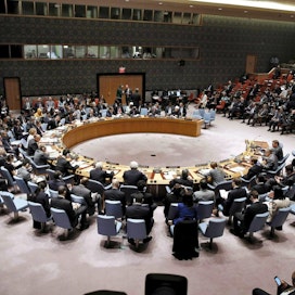 YK:n turvallisuusneuvosto äänestää tänään suosikistaan maailmanjärjestön uudeksi pääsihteeriksi. Lehtikuva/AFP