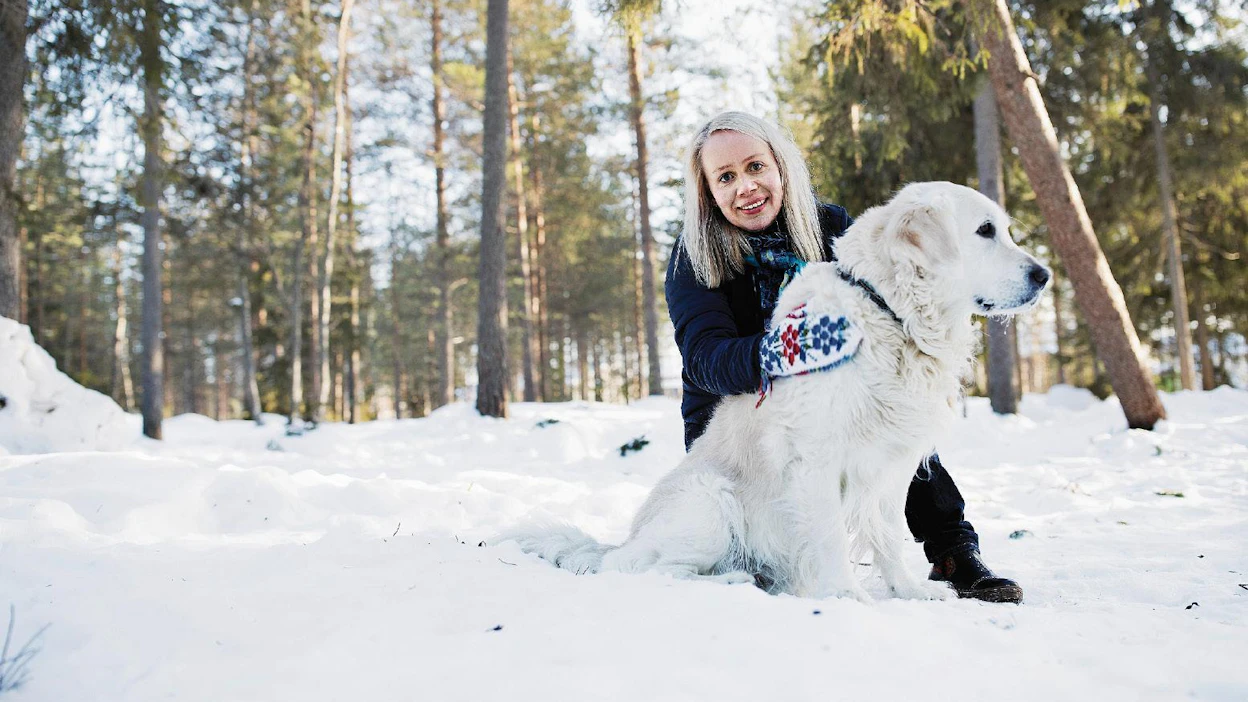 Esikoiskirjansa julkaisun jälkeen Pauliina Rauhala jätti työnsä opettajana ja keskittyi kirjoittamiseen. Ajatuksia hän kirittää liikkeelle lenkkeilemällä perheen koiran kanssa. Pekka Fali
