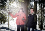 Bitcomp tarjoaa älykkäitä metsäjärjestelmiä ja paikkatietoanalyysejä. Toimitusjohtaja Tapani Stjernvall (vas.) ja tuotepäällikkö Eero Kananen esittelivät viime viikolla Jyväskylässä Bitcompin ja metsänhoitoyhdistysten yhteistyössä kehittämää uutta verkkopalvelua OmaMetsää.