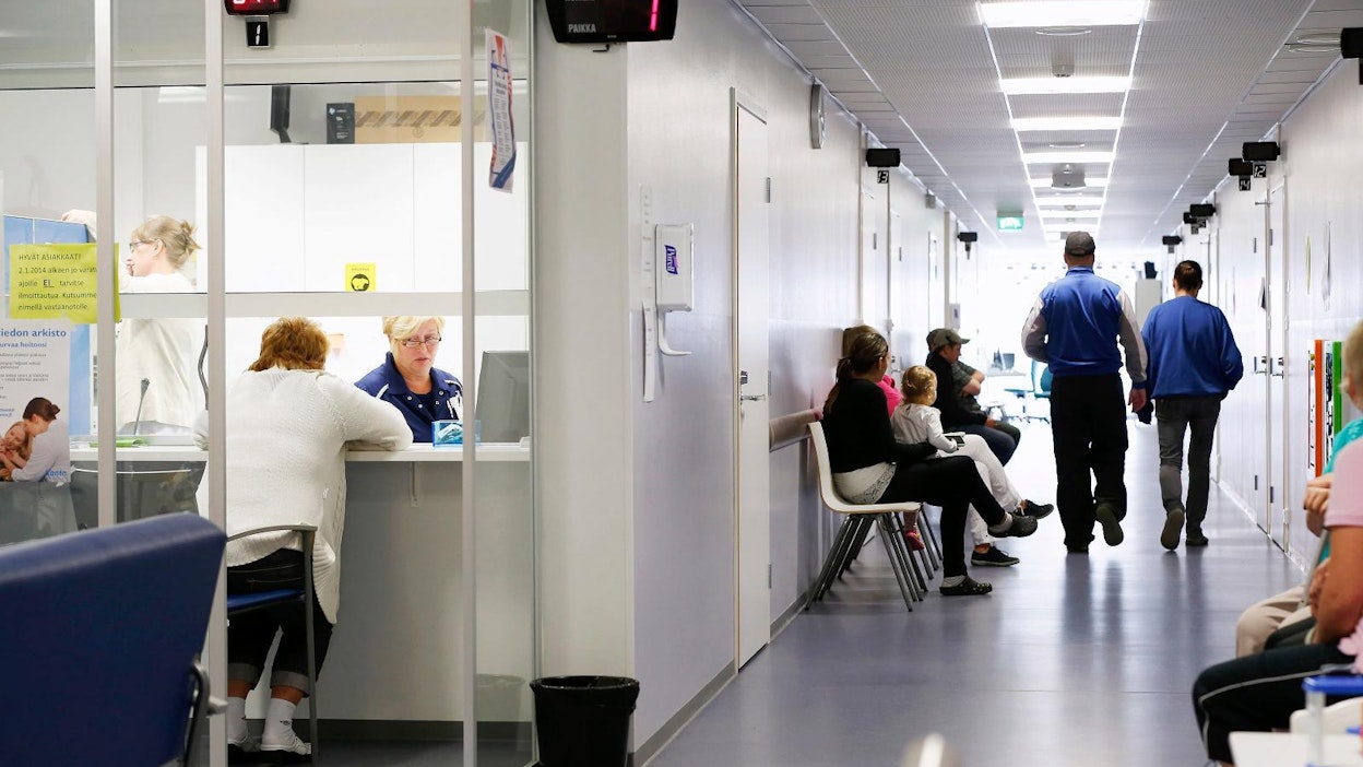 Arkistokuva Oulunkaaren kuntayhtymän Iin terveyskeskuksesta.