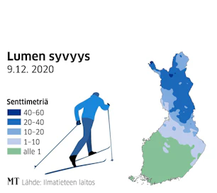 Lumiraja kulkee tällä hetkellä suunnilleen Kokkola–Lappeenranta-linjan pohjoispuolella.