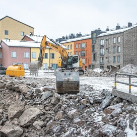 Helsingin Kuninkaantammen uudelle asuinalueelle rakennetaan sekä puisia että kivisiä kerrostaloja.