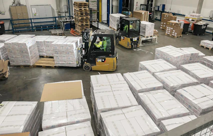Atria lastaa vientilihaa Kiinaan kylmävarastossa Seinäjoella.