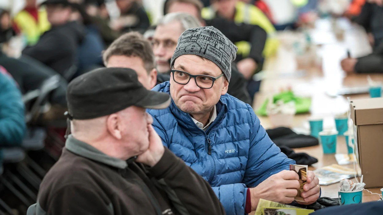 Keskustan puheenjohtaja Juha Sipilä energiapäivillä Askolassa maaliskuussa 2019.