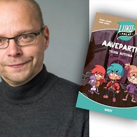 Roope Lipasti &amp; Mari Luoma: Aavepartio yksin kotona. 64 sivua. WSOY.
