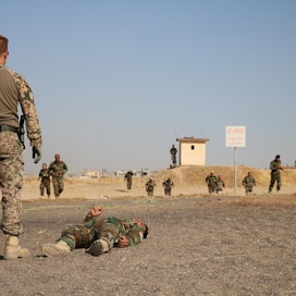 Suomen rauhaturvaajat ovat kouluttaneet Irakissa kurdijoukkoja Isisin vastaisessa taistelussa.