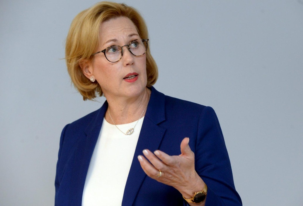 Työministeri Tuula Haatainen. LEHTIKUVA / MIKKO STIG