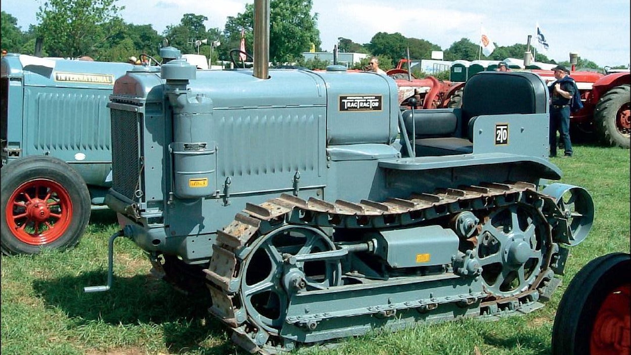 McCormick-Deering TracTracTor T-20 -traktori, International Harvester Co. 1931–39 Chicago, USA.  Valmistettu yhteensä 15 199 kpl.
