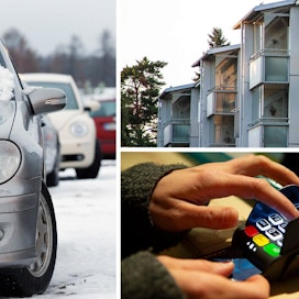 Suomalaiset omistavat asuntoja, autoja ja tilin ja näitä he myös haluavat omistaa.