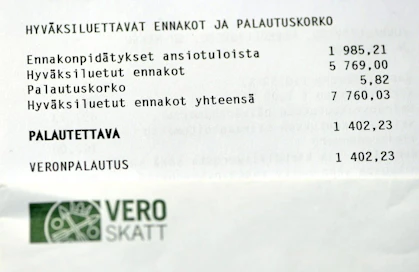 Nordean viime viikolla julkaistun kyselyn mukaan lähes joka kolmas veronpalautuksia saava suunnittelee käyttävänsä ainakin osan rahoista joulumenoihin.