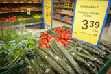 Kotimaisia vihanneksia, joiden pakkauksessa Sirkkalehtimerkki. Kuvituskuva.