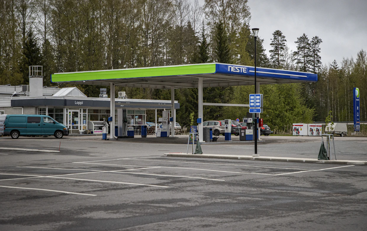 Pysäköinti ei ole ongelma maalaiskunnissa.