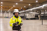 Kuvassa Äänekosken kertopuutehtaan projektijohtaja Eero Lampola.