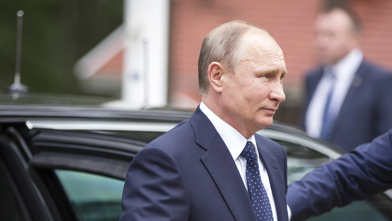 Putin totesi tapaamisen lehdistötilaisuudessa itselleen epätyypillisesti sivuhuomautuksen englanniksi, "Ensi kerralla Moskovassa" Kuvituskuva.