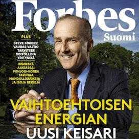 Ruutukaappaus Forbes Suomen esittelylehdestä 30. tammikuuta. LEHTIKUVA / HANDOUT / FORBES SUOMI