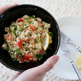 Aromikas tabbouleh on alkuaan libanonilainen salaatti.