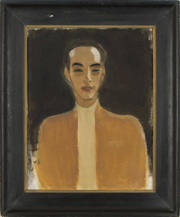 Muotokuva myytiin Hagelstam & Co:n huutokaupassa 445 000 euron vasarahinnalla.