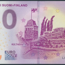 Nollan euron seteliä on painettu vain 5 000 kappaletta.