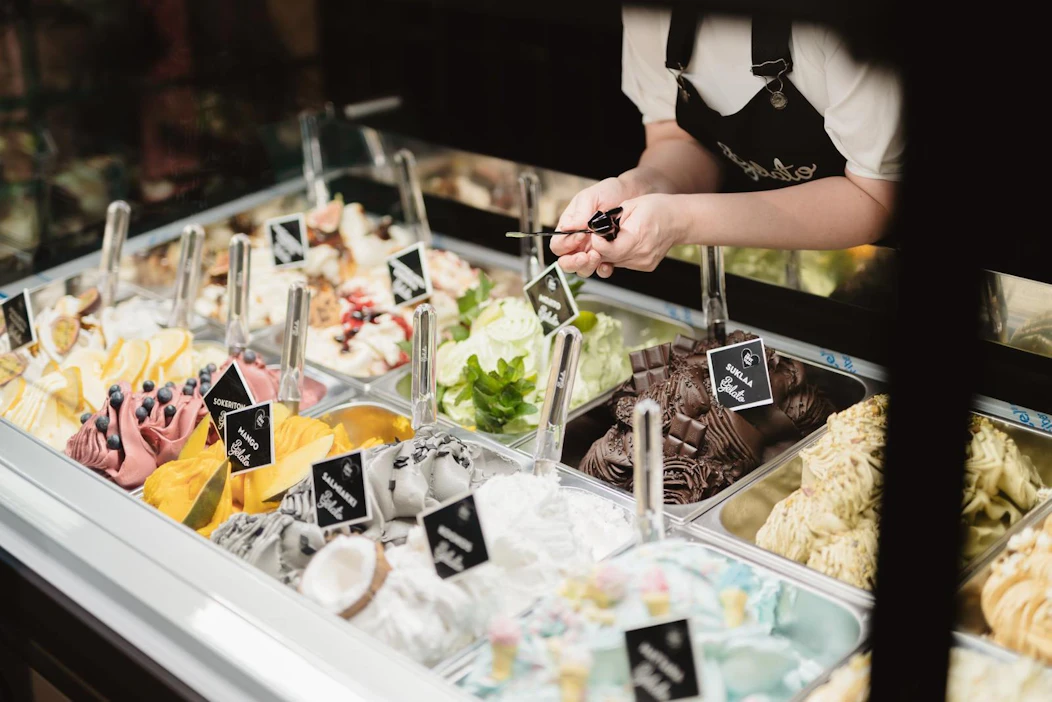 Bus Gelaton jäätelöt pärjäsivät gelato-sarjassa ja yleisön suosikkeina.