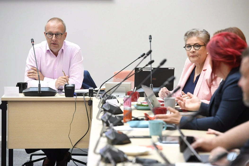 SAK:n hallitus oli tänään koolla. Pöydällä olivat toimet hallituksen suunnitelmien vastustamiseksi. LEHTIKUVA / Heikki Saukkomaa