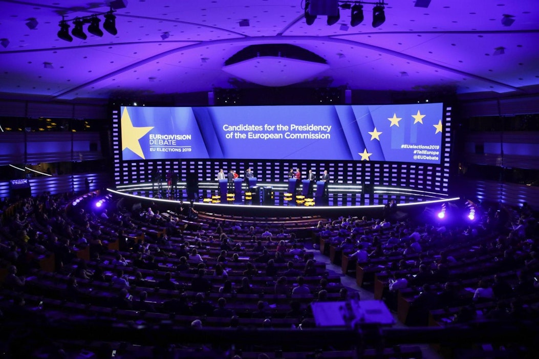 Vaaliväittely televisioitiin samaan aikaan ympäri Eurooppaa.