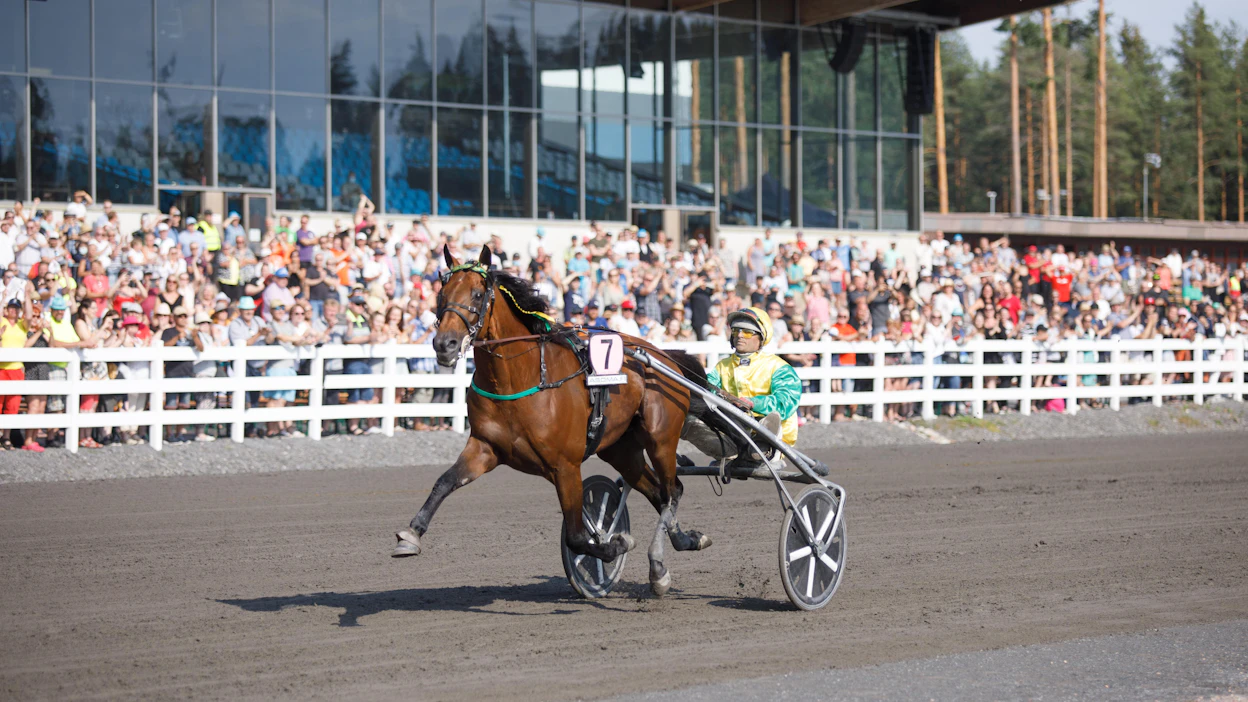 Onko tässä maailman paras ravuri? Face Time Bourbon valloitti kesällä Mikkelin. Syyskesällä se saattaa joutua uuden haasteen eteen, kun Pariisiin ollaan järjestämässä varsinaista "titaanien taistoa".