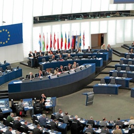 Täysistunto Strasbourg EU Euroopan unioni parlamentti