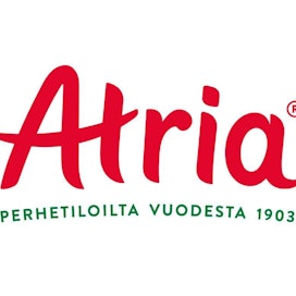 Perjantain tulosjulkistaja Atria ottaa elokuun alussa käyttöön uudet pakkaukset tuunatulla logolla.