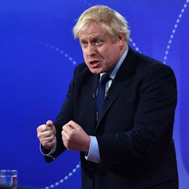 Johnson lupaa saattaa Britannian EU-eron vihdoin maaliin. LEHTIKUVA/AFP
