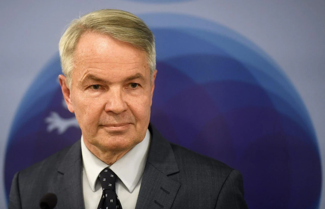 Ulkoministeri Pekka Haaviston (vihr.) kuuleminen kesti noin puolitoista tuntia.