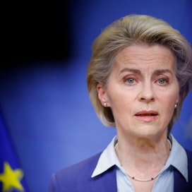 Euroopan komission puheenjohtaja Ursula von der Leyen. Lehtikuva/AFP