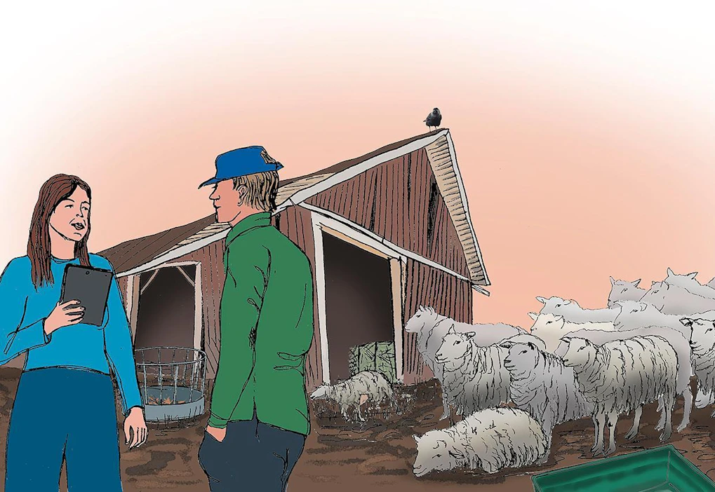 Harjoituksen pohjana oli kuvitteellinen eläinsuojelutapaus, jossa lampaat olivat jääneet vaille hoitoa, rehua ja vettä.