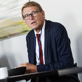 Matti Vanhanen on Suomen valtiovarainministeri. LEHTIKUVA / Roni Rekomaa