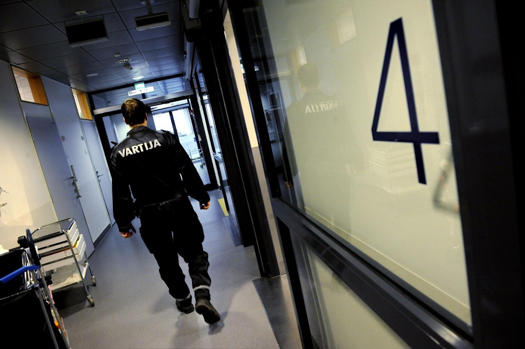 Neuvottelut vartiointialan työehtosopimuksesta päättyivät eilen tuloksetta. LEHTIKUVA / MIKKO STIG