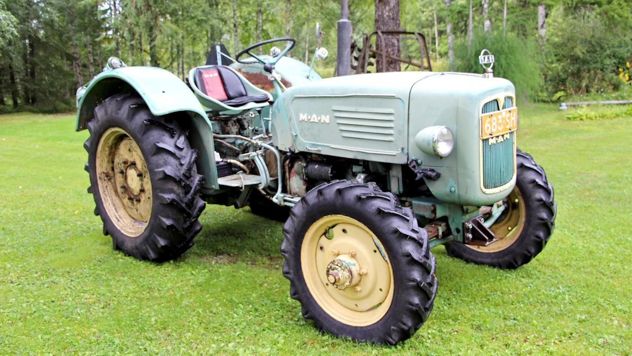 M.A.N 4P1 -traktoria valmistettiin vuosina 1960–63, München-Allachissa, Länsi-Saksassa.