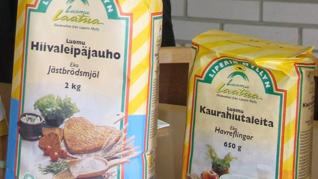 Liperin Myllyn jauhoja.