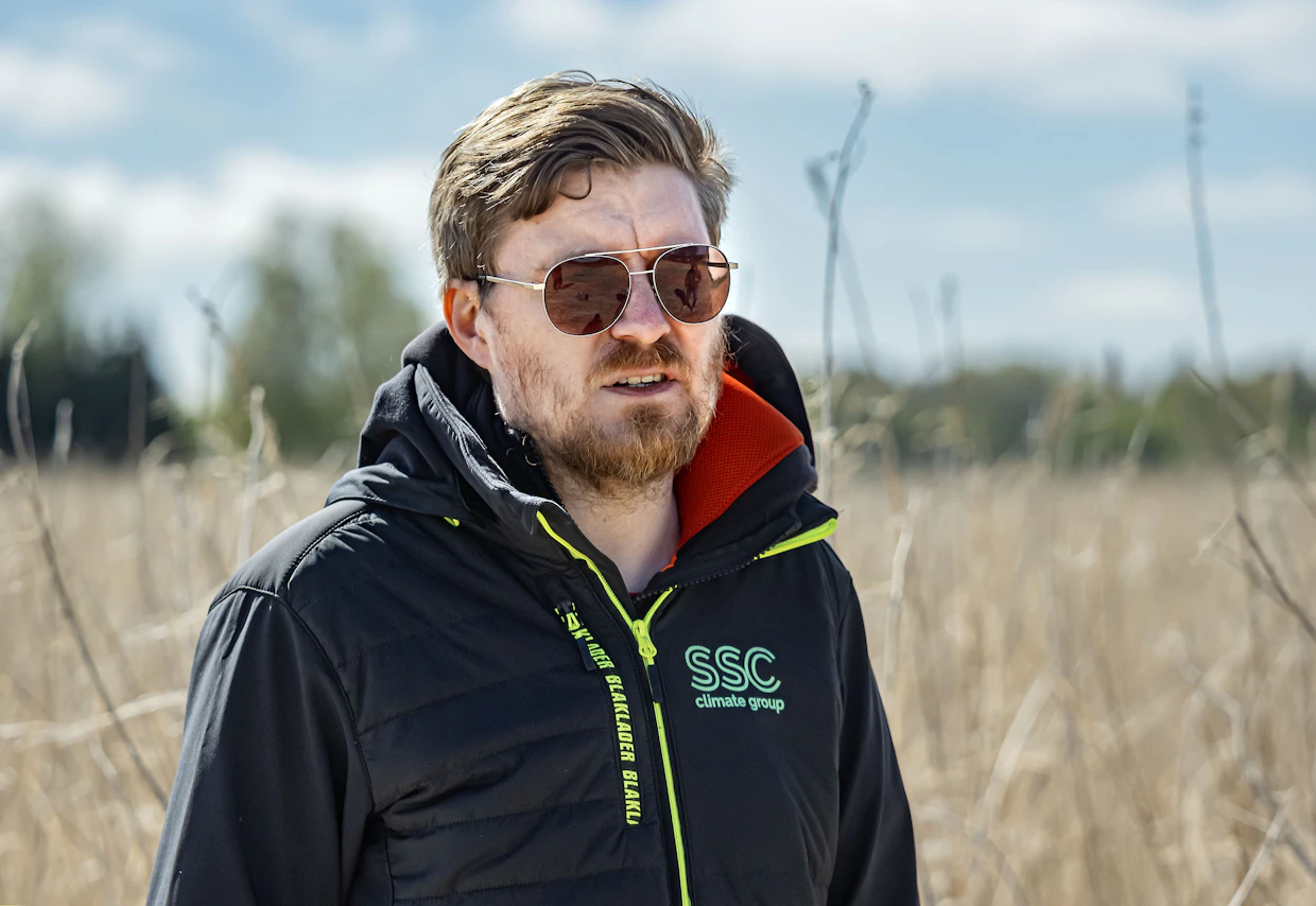 Joel Rönngård viljelee kuituhampun lisäksi öljyhamppua, josta hänellä on sopimus eri toimijan kanssa.