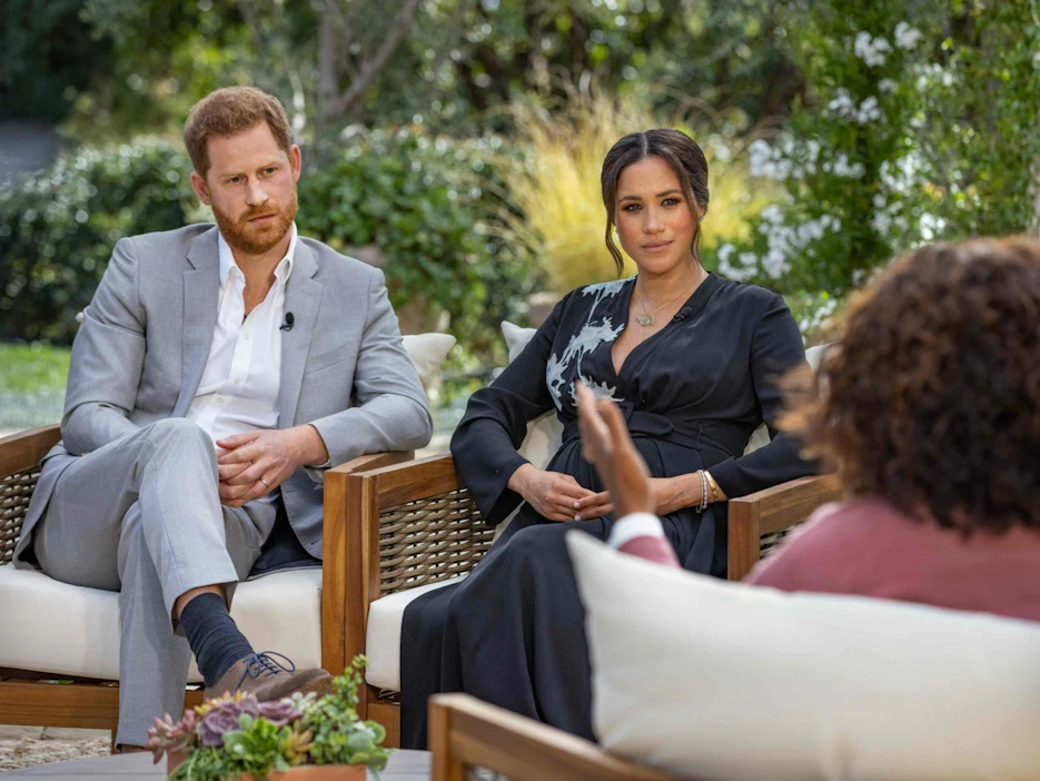 Meghan Marklen ja prinssi Harryn haastattelu tuli julki varhain maanantaina Suomen aikaa.