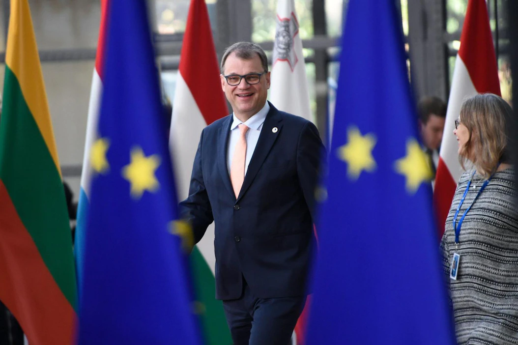 EU:n johtajavalintoja on Brysselissä puimassa myös pääministeri Juha Sipilä. Lehtikuva / AFP